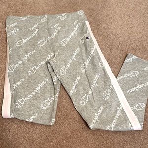 Girl champion leggings.